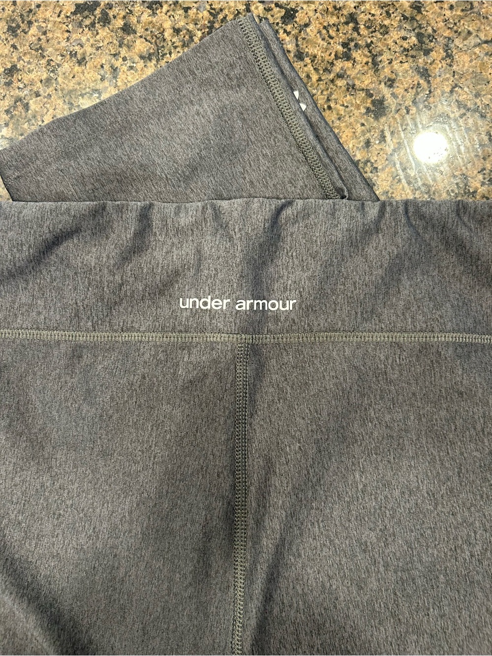 Under Armour Heather Charcoal Performance Capri Workout Pants